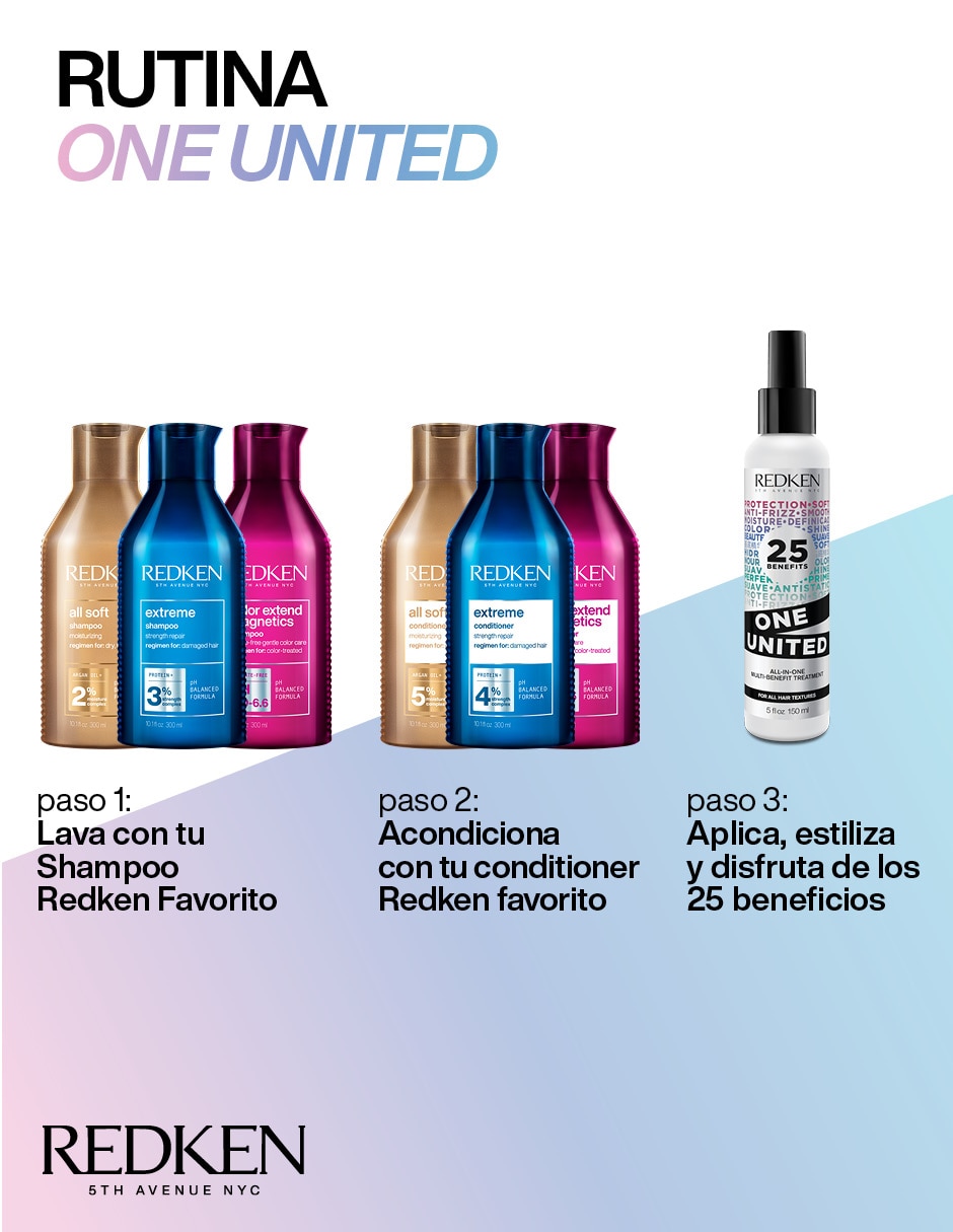 Tratamiento capilar reparador Redken One United
