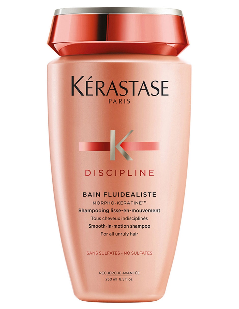 Shampoo anti frizz para cabello crespo Bain Fluidealiste Discipline 250 ml