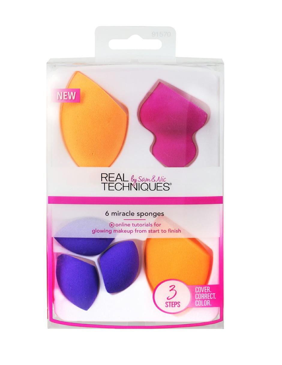 Set esponja aplicador de maquillaje Real Techniques