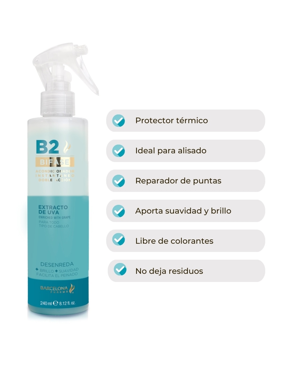 Acondicionador restaurador B2 Bifase Barcelona 240 ml