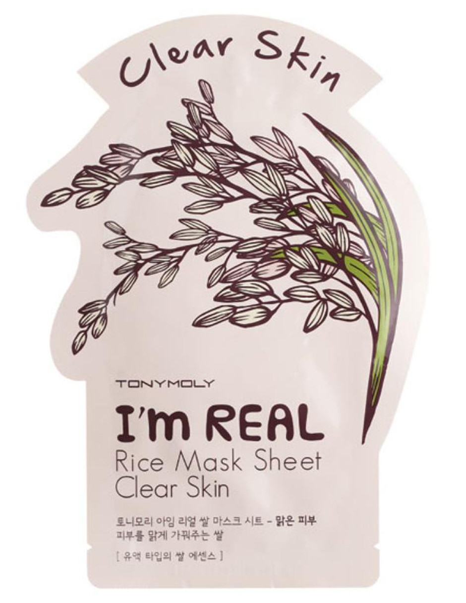 Mascarilla Clear Skin I'M Real Rice para hidratar Mascarilla Clear Skin I'M Real Rice para hidratar