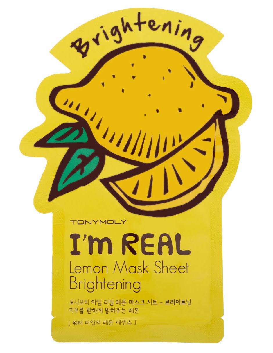 Mascarilla Brightening I'M Real Lemon para hidratar Mascarilla Brightening I'M Real Lemon para hidratar