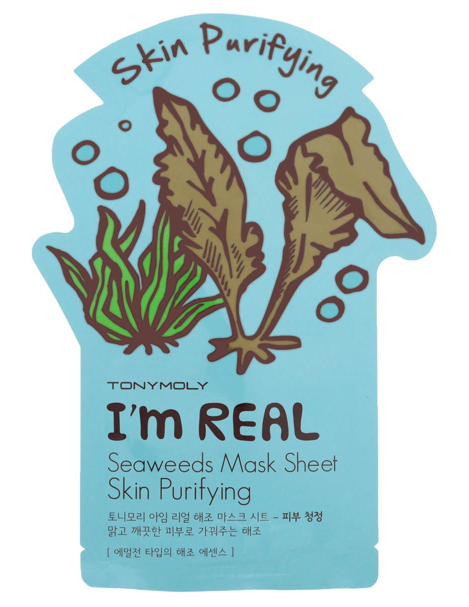 Mascarilla Skin Purifying I'M Real Seaweeds para limpiar Mascarilla Skin Purifying I'M Real Seaweeds para limpiar