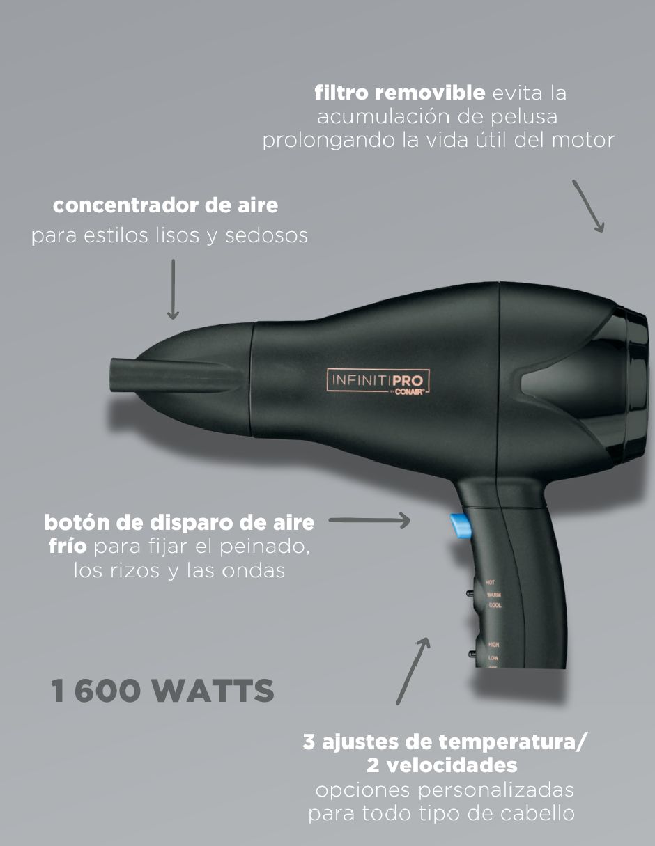 Secadora de cabello 359ES