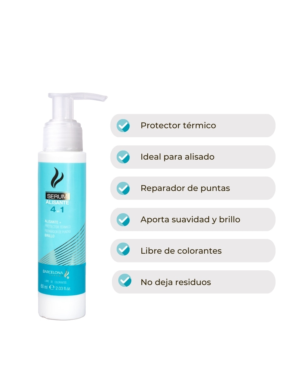 Tratamiento Capilar Serum Alisante 4 en 1 reparador Tratamiento Capilar Serum Alisante 4 en 1 reparador