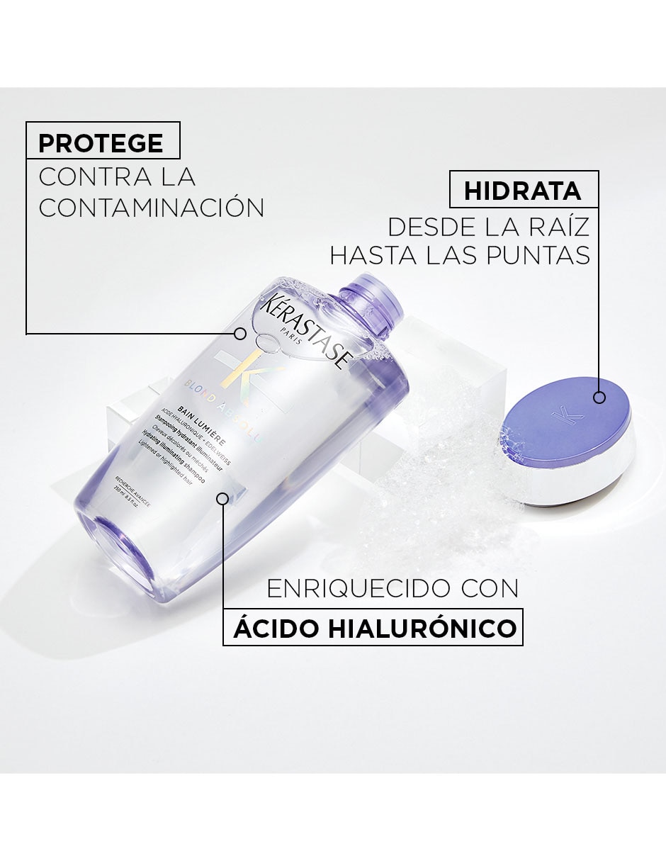 Shampoo para cabello para cabello Todo tipo Bain Lumiere Blond Absolu Sin tamaño