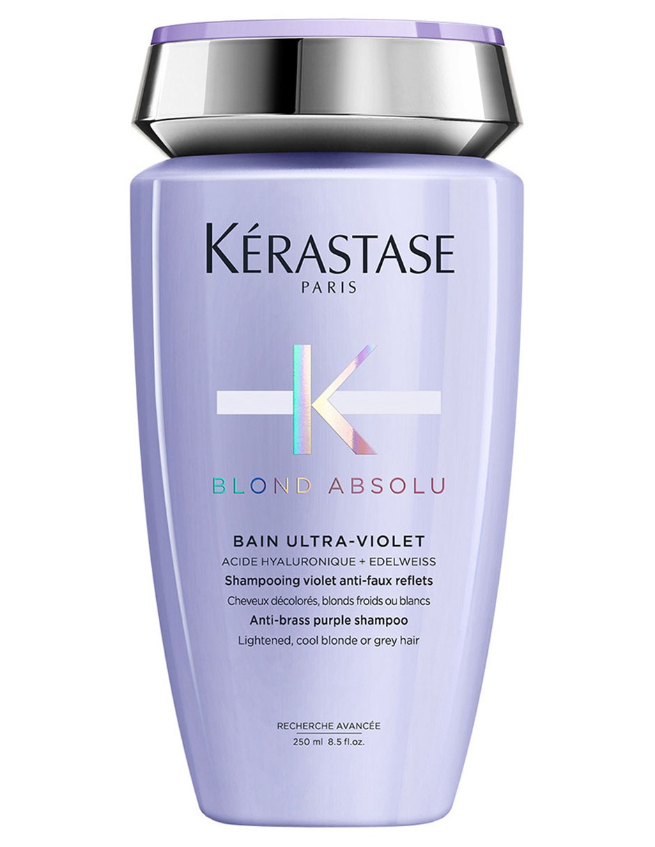 Shampoo para cabello para cabello Todo tipo Shampoo Matizador Para Cabello Rubio Blond Absolu Bain Ultra-Violet 250ml KERASTASE Blond Absolu Sin tamaño