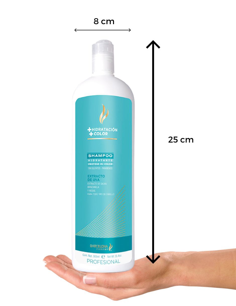 Shampoo para cabello 900 ml 4