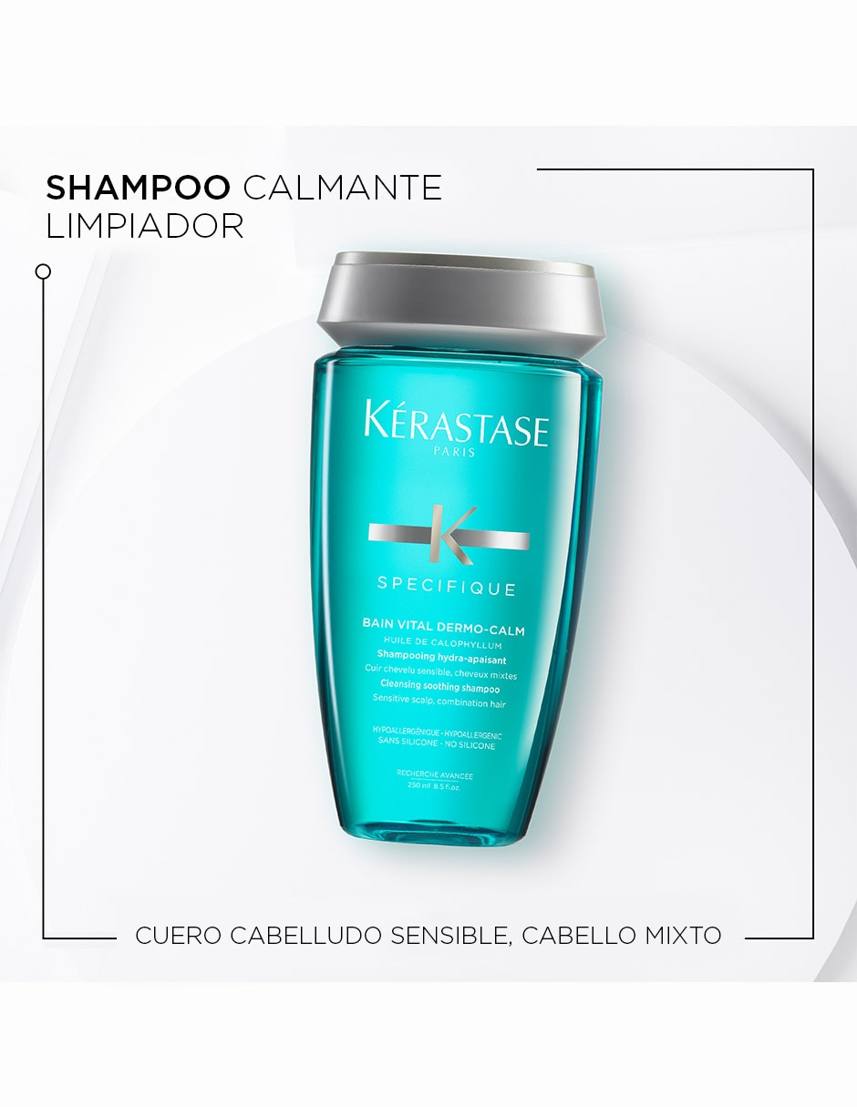 Shampoo hidratante para cabello Bain Vital Dermo-Calm Specifique 250 ml 3