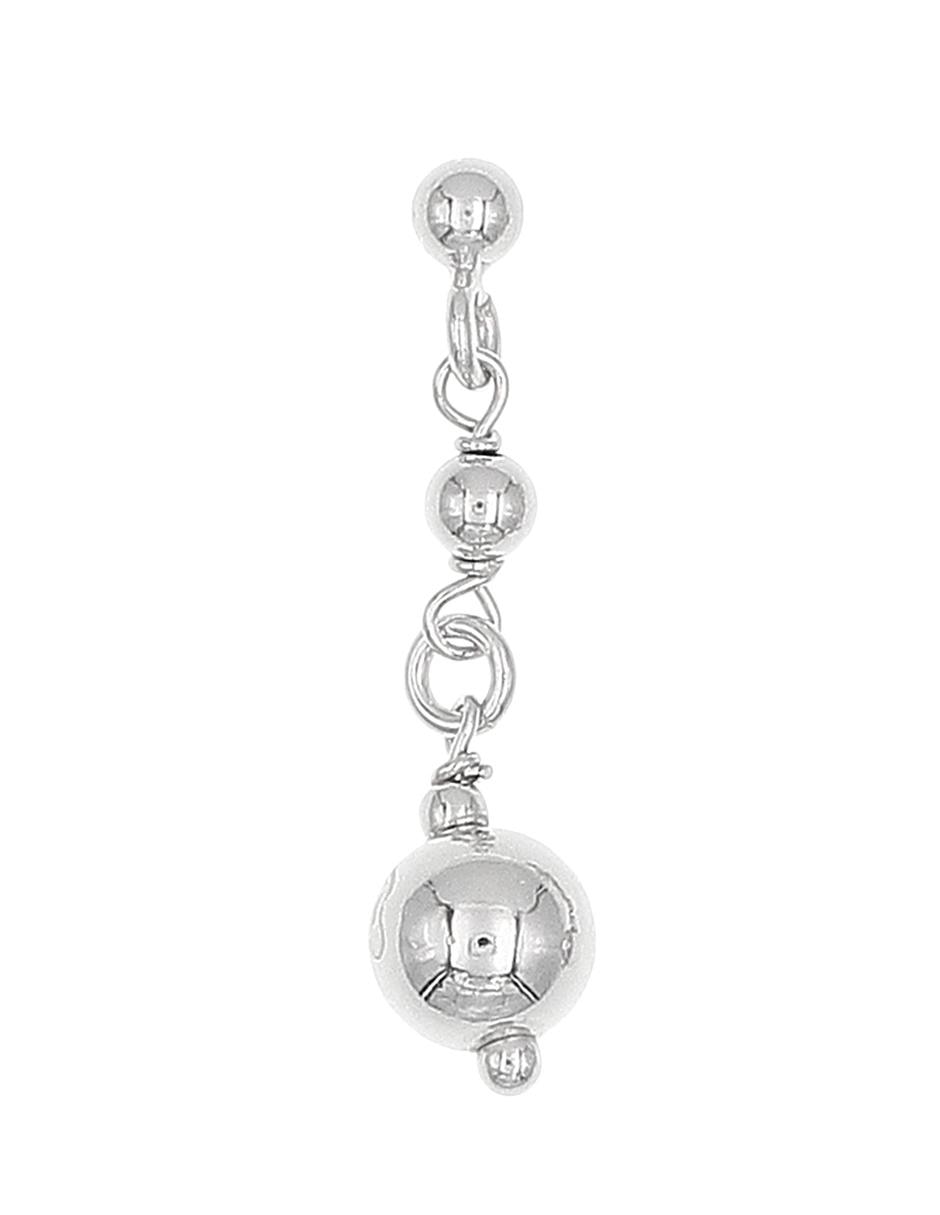 Aretes de plata P 925 con acabado brillante