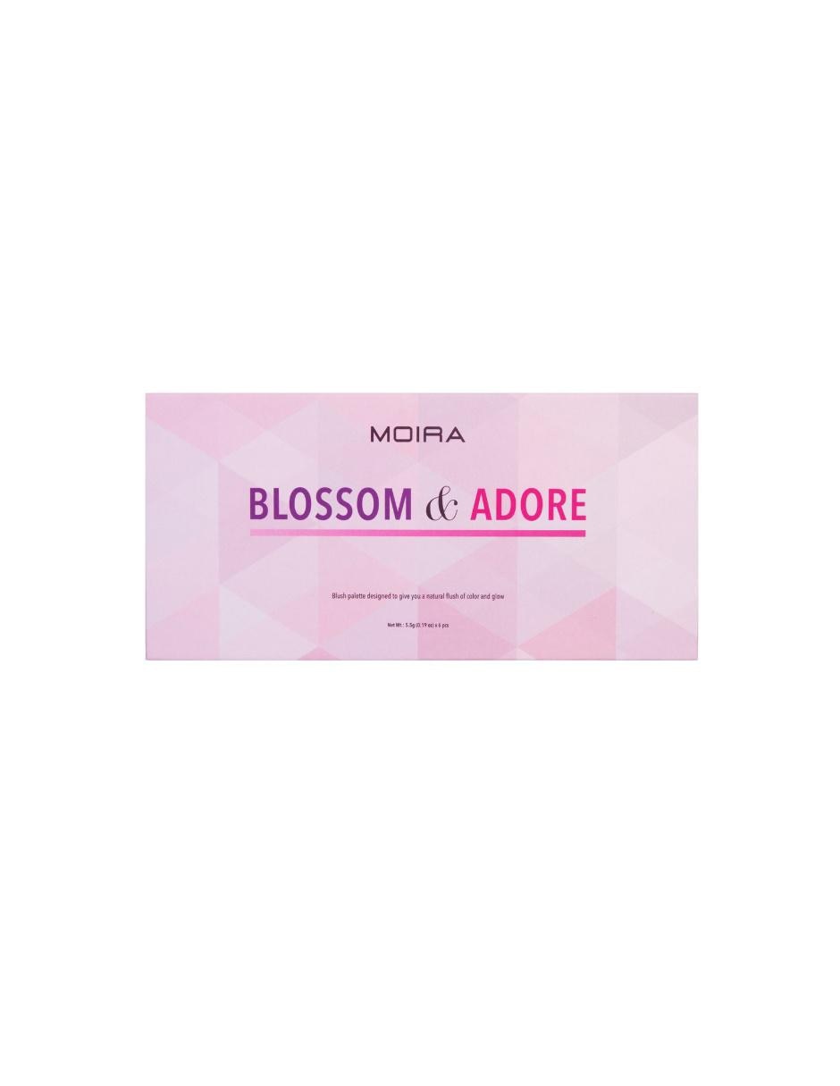 Blush en polvo compacto Moira Blossom & Adore