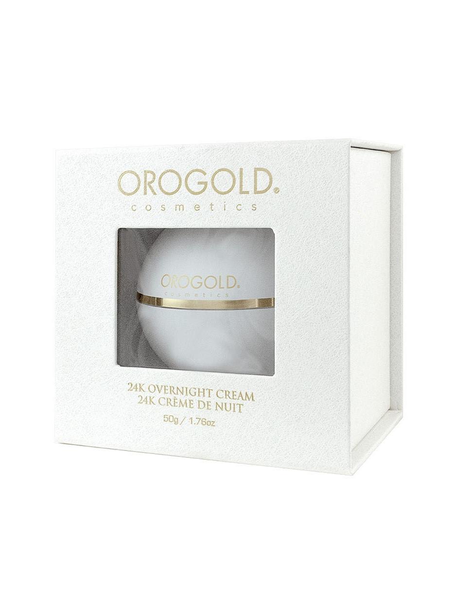 Crema facial recomendada para prevenir signos de la edad de noche White Gold para todo tipo piel