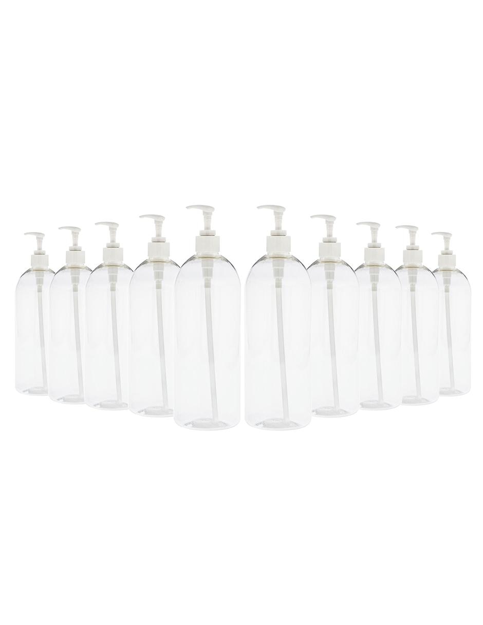 Botellas de 1 litro con dosificador JYE, paquete con 10 piezas