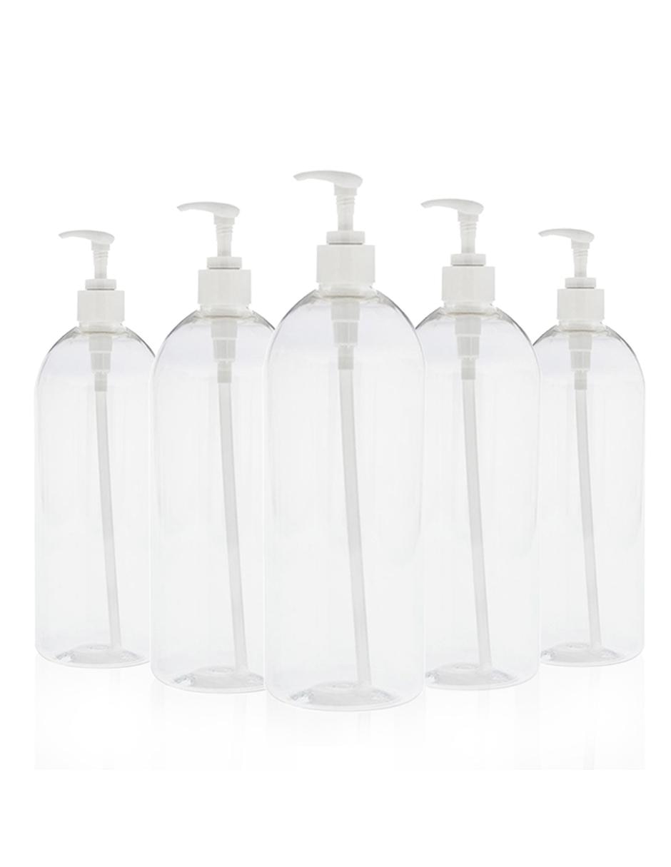 Botellas de 1 litro con dosificador JYE, paquete con 5 piezas