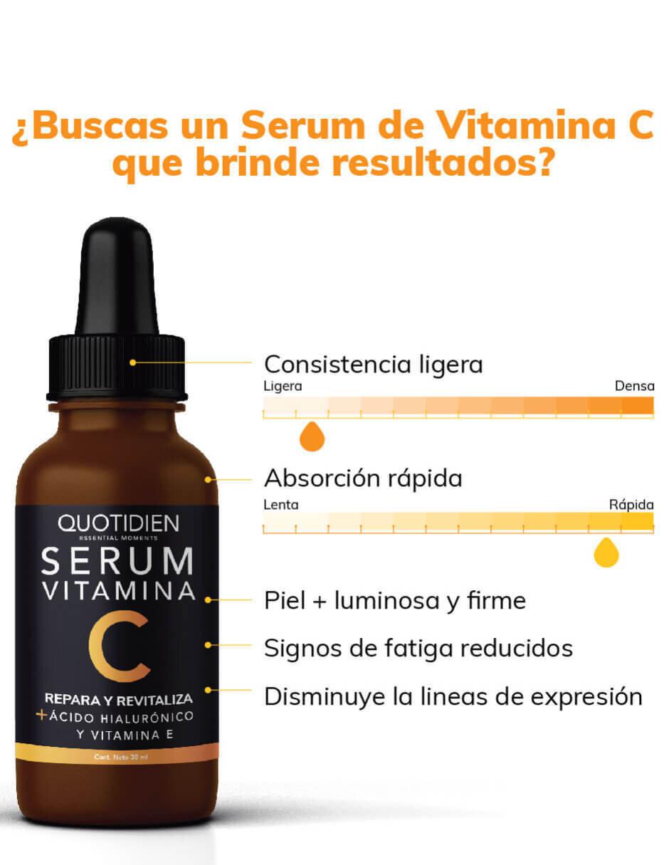 Sérum antimanchas facial Vitamina C SKincare Quotidien tipo piel