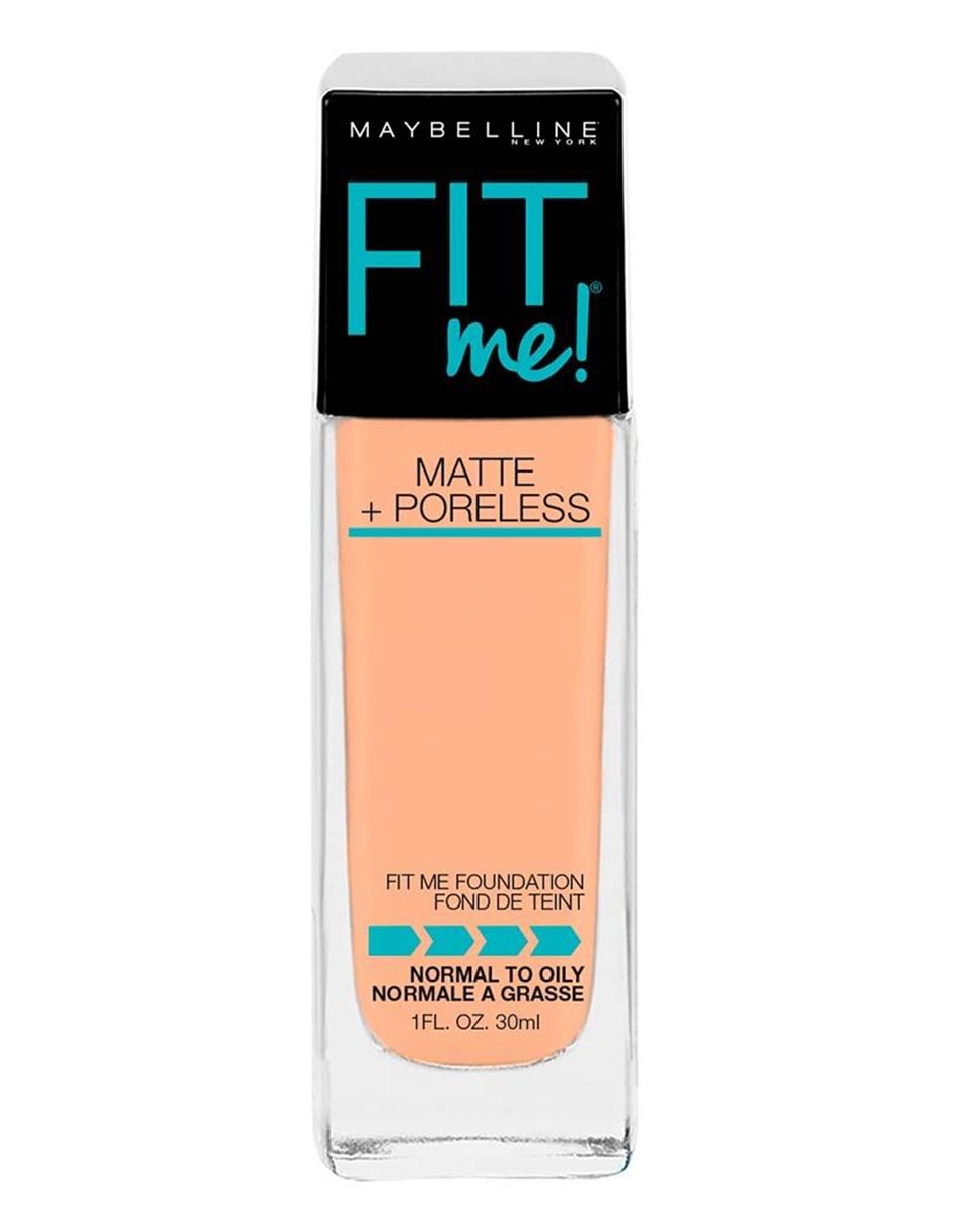 Base de maquillaje líquida Fit Me Matte + Poreless natural Base de maquillaje líquida Fit Me Matte + Poreless natural