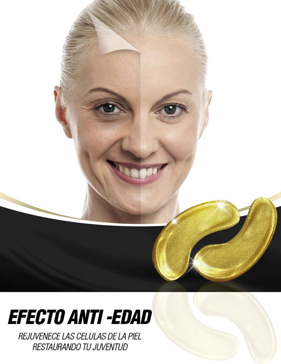 Set 15 pares mascarillas hidratantes contorno ojos de colágeno con partículas de oro 24K Set 15 pares mascarillas hidratantes contorno ojos de colágeno con partículas de oro 24K