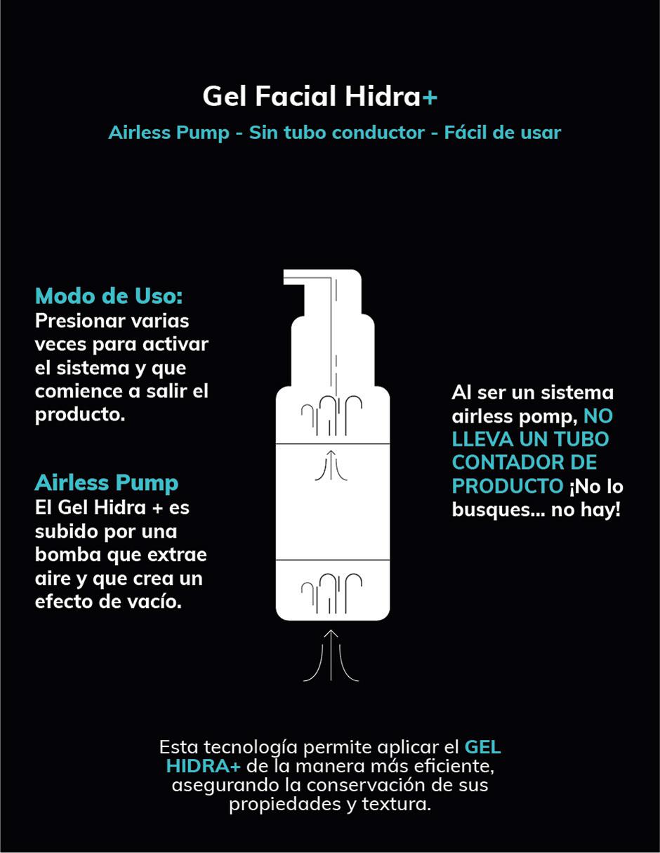 Gel Hidratante con Acido Hialuronico y Niacinanamida Skin Care Crema Facial Quotidien 50ml
