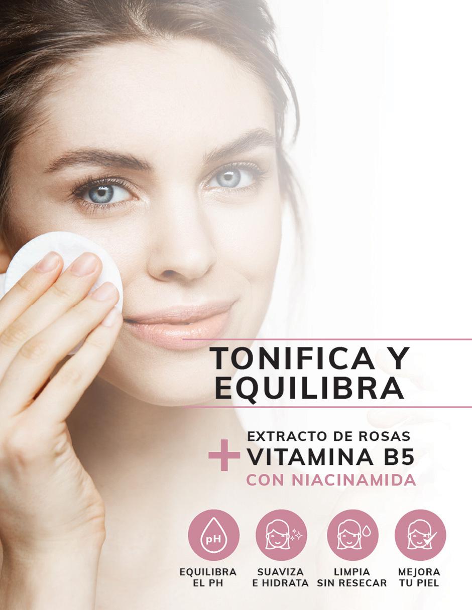 Tonico Facial con Agua de Rosas, Niacinamida y Colágeno Skin Care Facial 350ml Tonico Facial con Agua de Rosas, Niacinamida y Colágeno Skin Care Facial 350ml