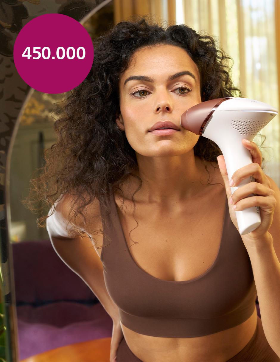 Depiladora IPL para rostro y cuerpo Philips Lumea Serie 9000