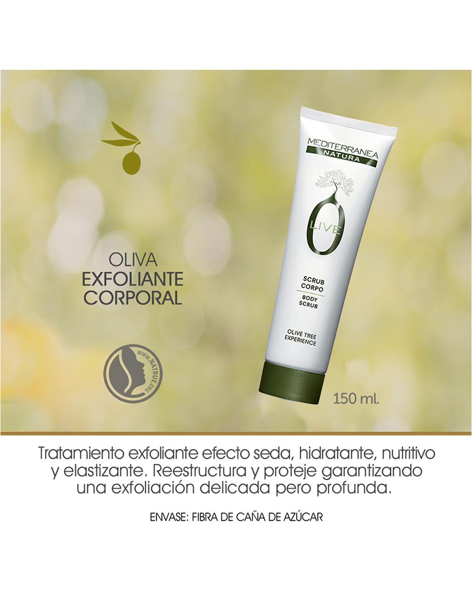 Exfoliante corporal Mediterranea Cosmetics Oliva para piel sensible