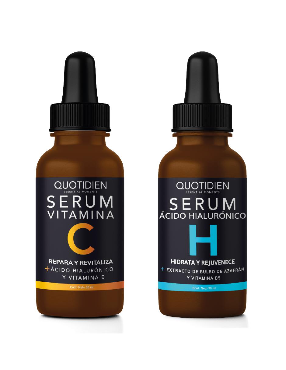 Kit Serum Vitamina C + Suero Acido Hialuronico Skin Care Hidratante Facial 1