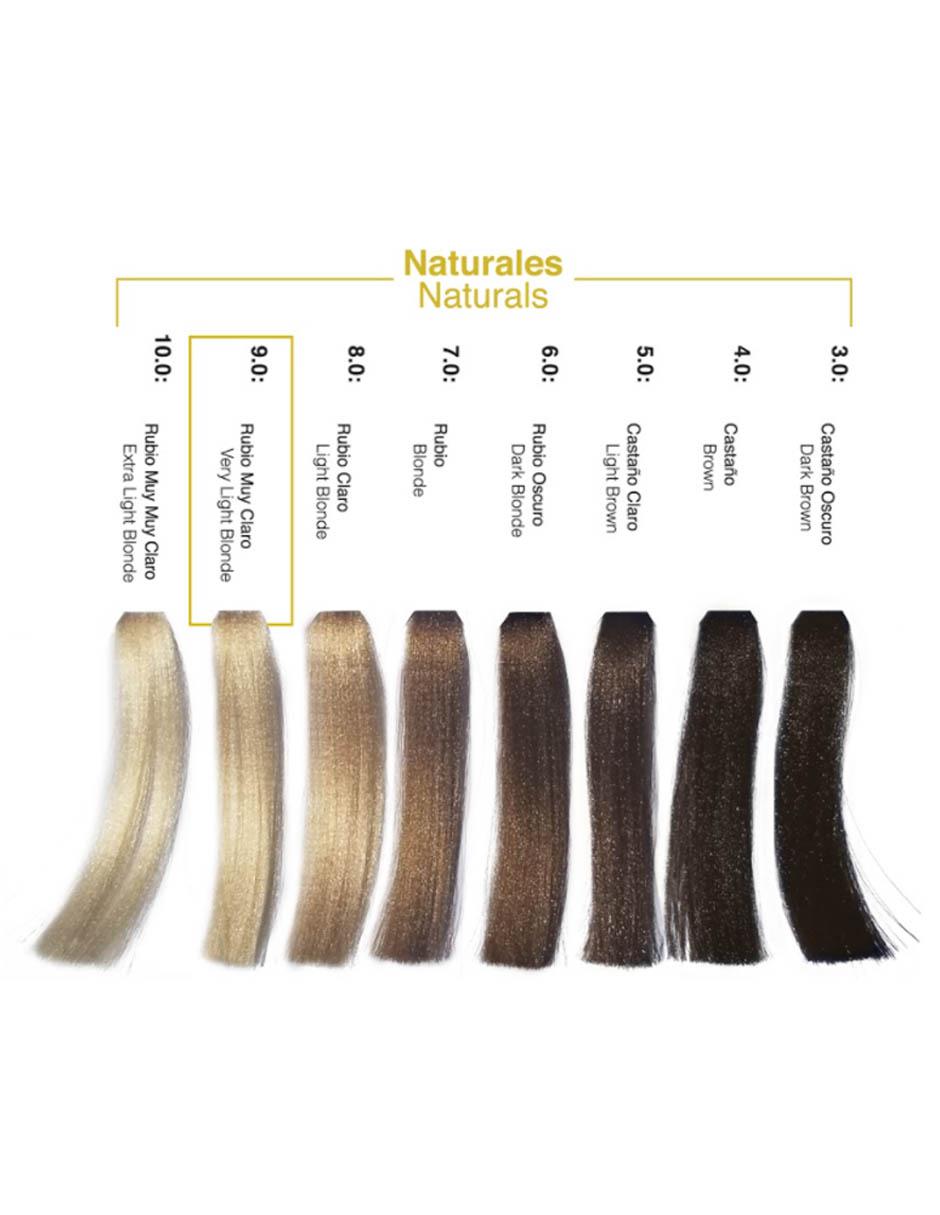 Tinte para cabello Hair Solution Gold tono 10.0 rubio extra claro 2