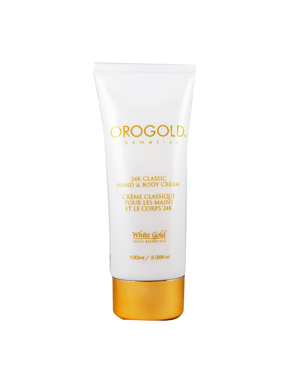 Crema para manos recomendada para revitalizar de día y noche White Gold para todo tipo piel