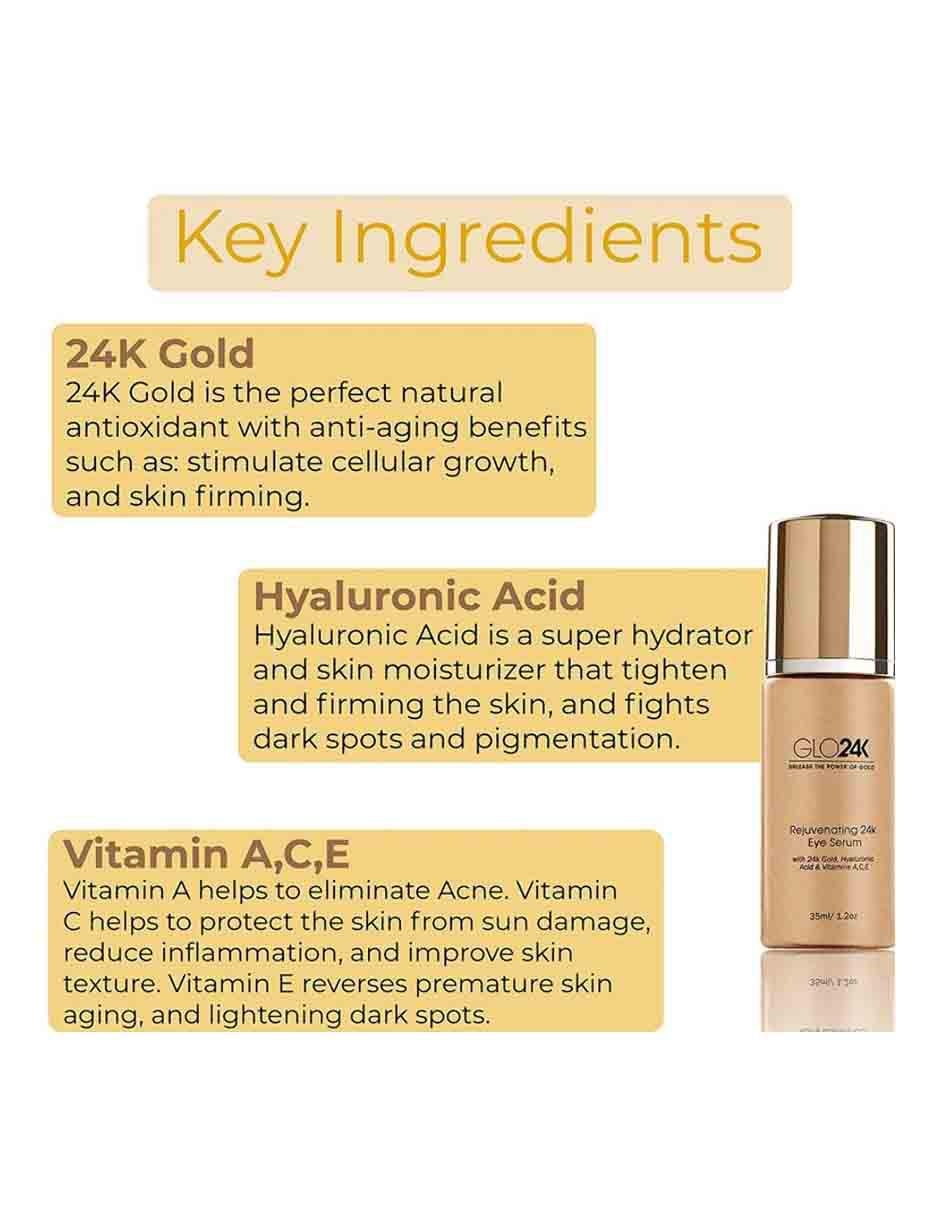 Tratamiento para ojos Suero con Oro de 24K reafirmante 4