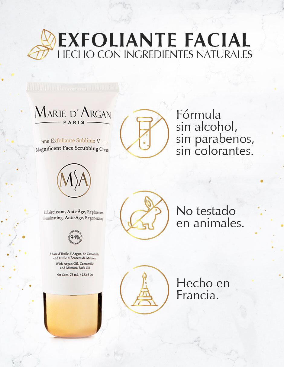 Exfoliante facial Marie D' Argan Sublime para todo tipo de piel