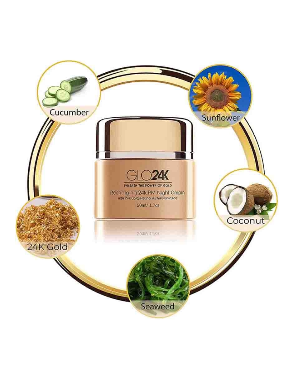 Crema facial recomendada para hidratar de noche Recargadora todo tipo piel 2