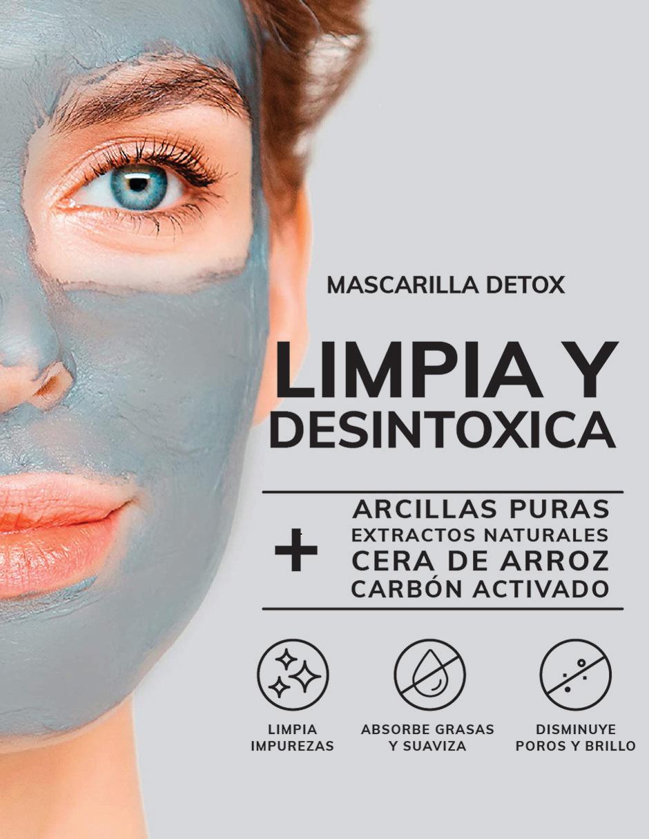 Kit Mascarilla Detox con Carbon Activado + Refresh Hidratante Skin Care Facial Kit Mascarilla Detox con Carbon Activado + Refresh Hidratante Skin Care Facial