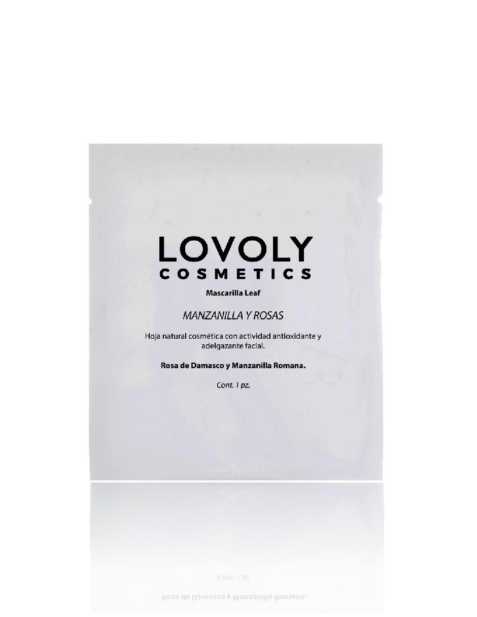 Mascarilla facial Leaf manzanilla y rosas