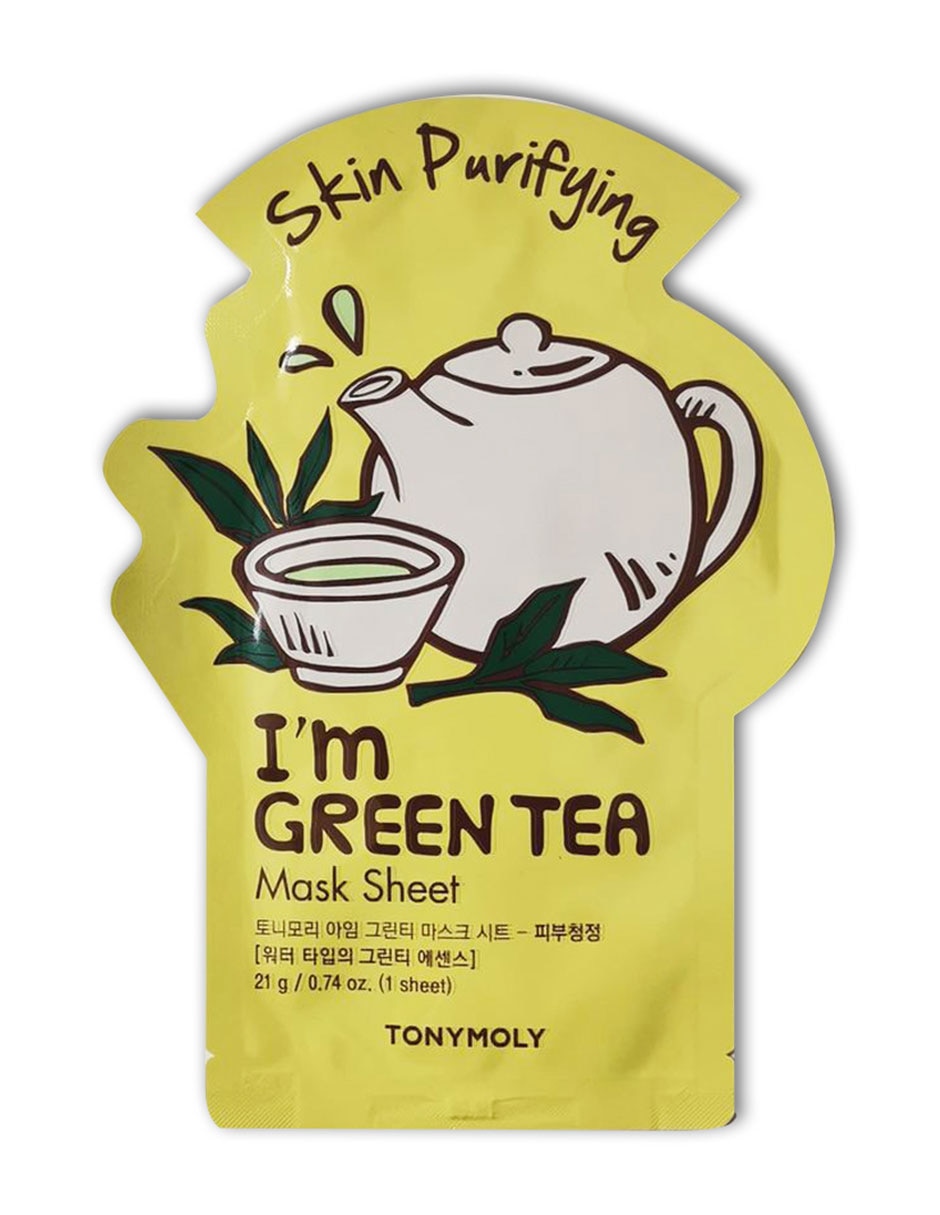 Mascarilla Skin Purifying I'M Green Tea para hidratar Tony Moly