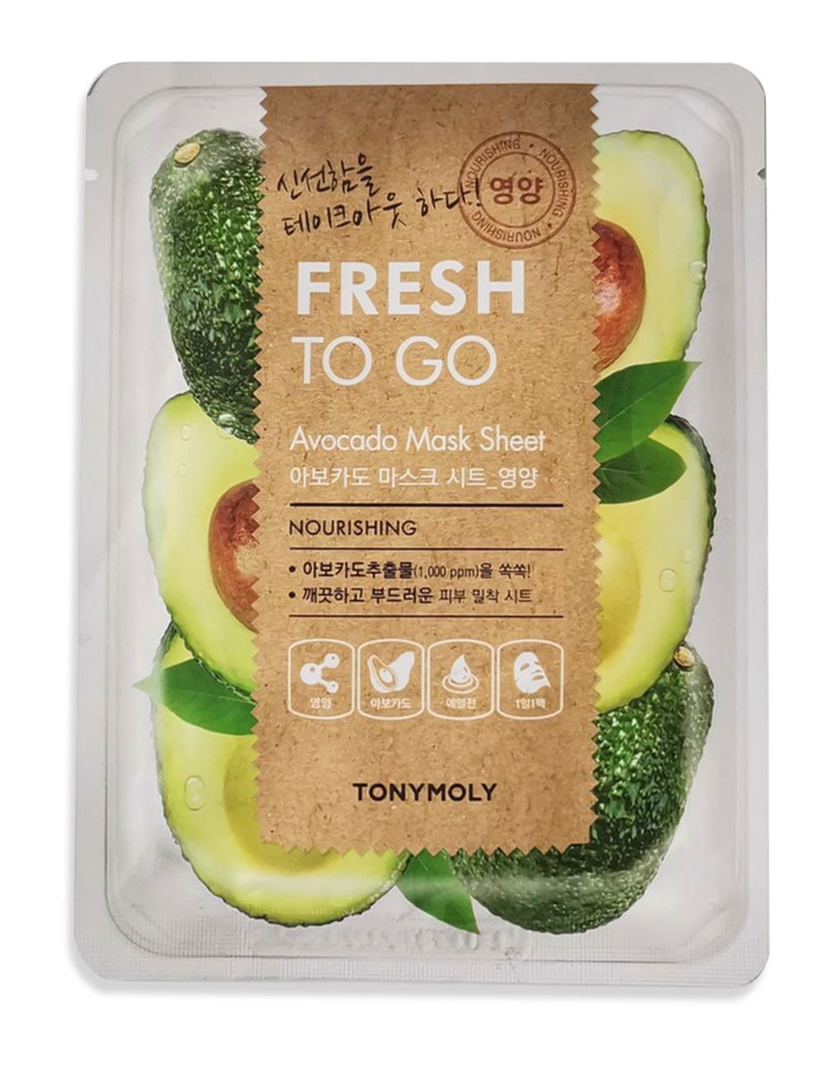 Avocado Mask Sheet para humectar Tony Moly