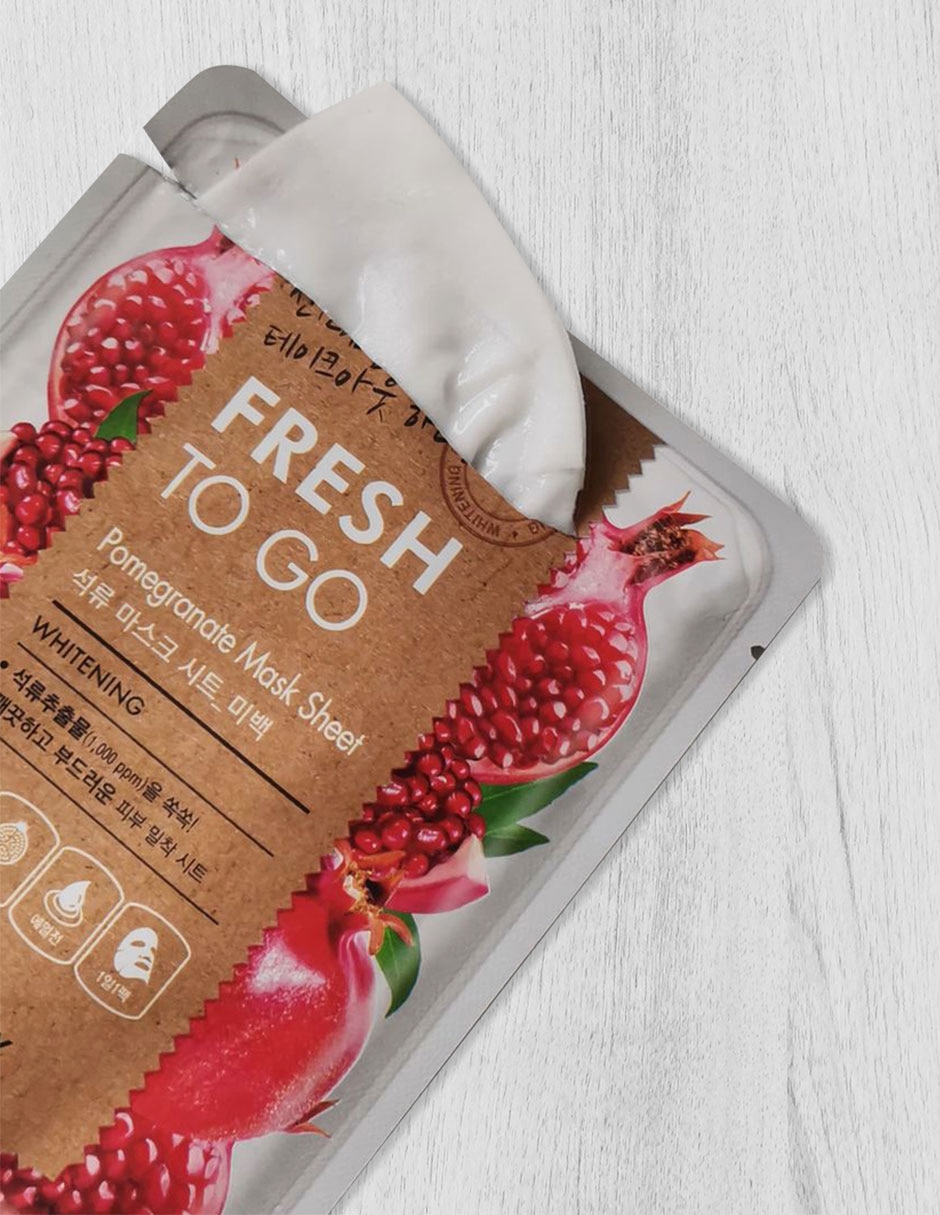 Pomegranate Mask Sheet para rejuvenecimiento Pomegranate Mask Sheet para rejuvenecimiento