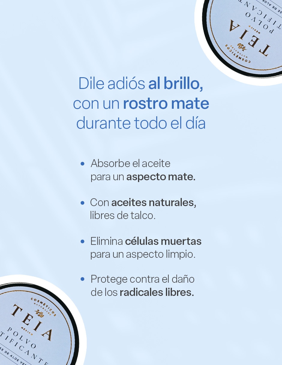 Polvo traslúcido Teia