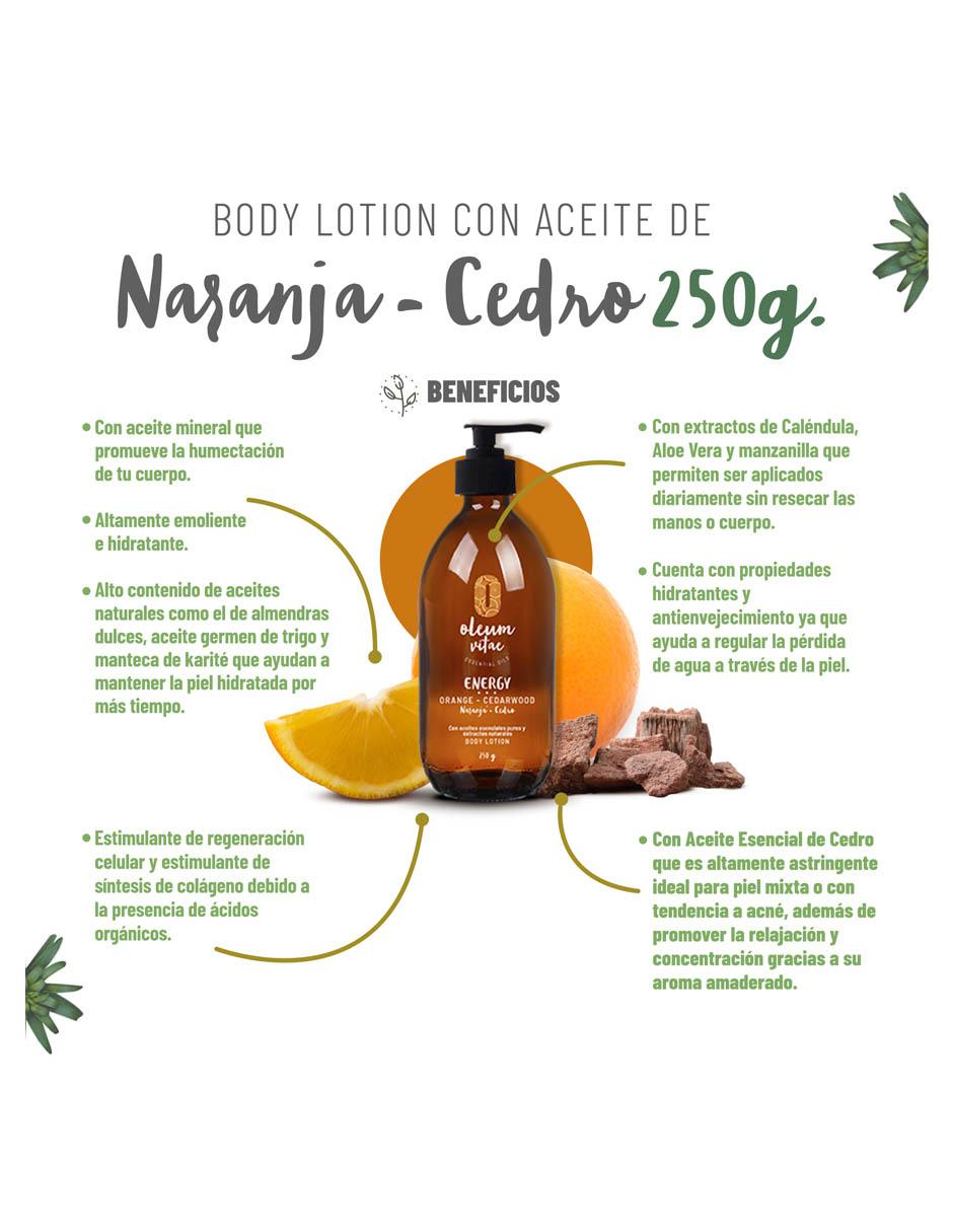 Body lotion Oleum Vitae Orange-Cedarwood unisex