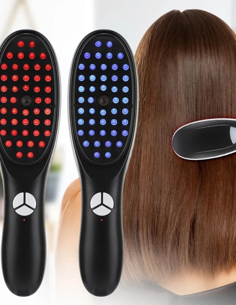 Cepillo para cabello de plástico