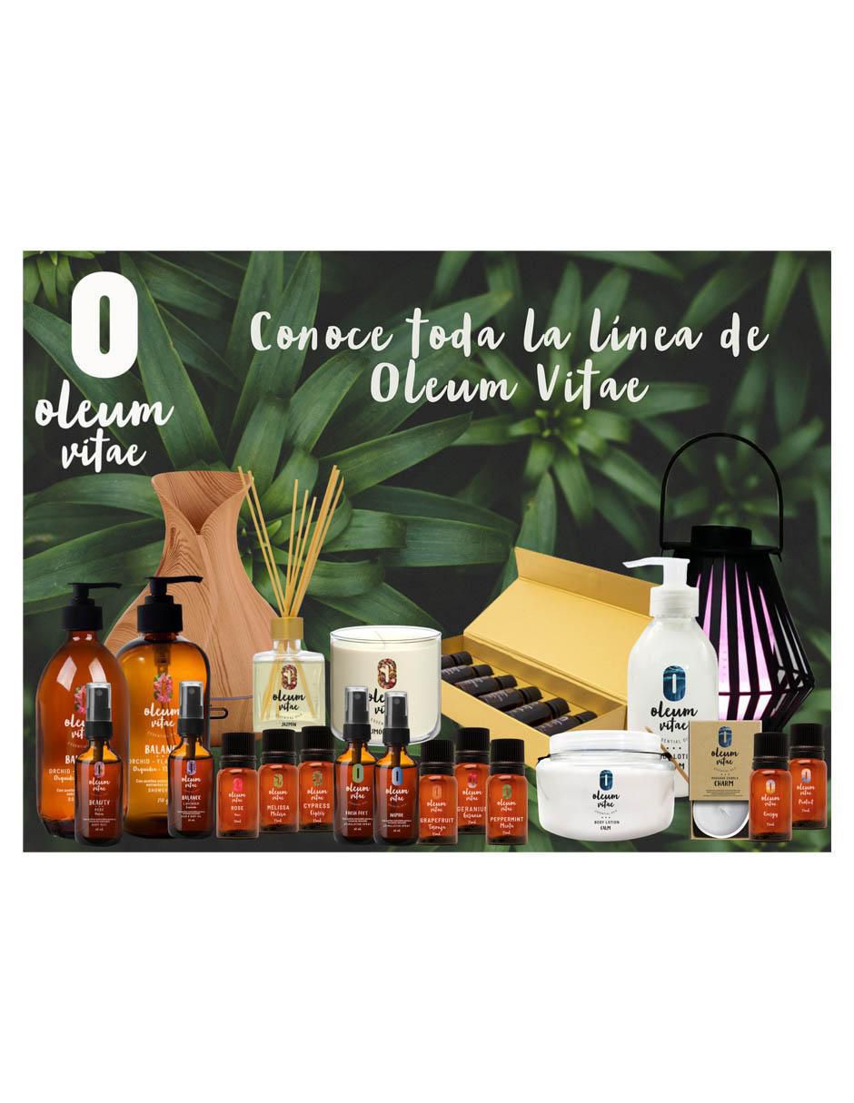 Gel de ducha hidratante con aceite esencial de romero y menta Oleum Vitae para piel mixta