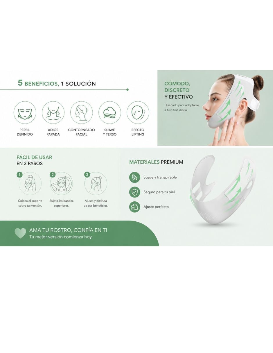 Faja facial Geonyieek para papada