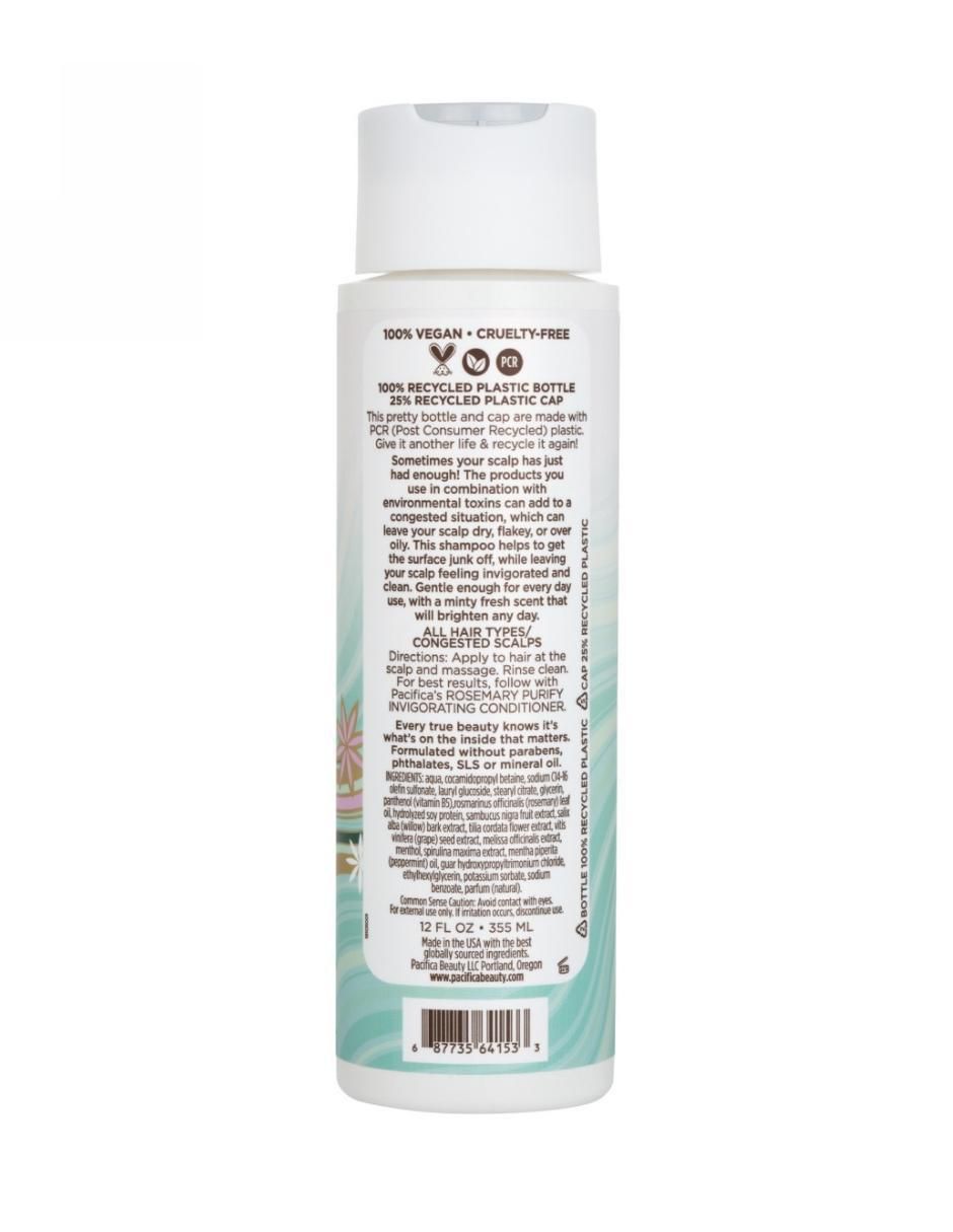 Shampoo para cabello Purify Invigorating Rosemary 350 ml 2