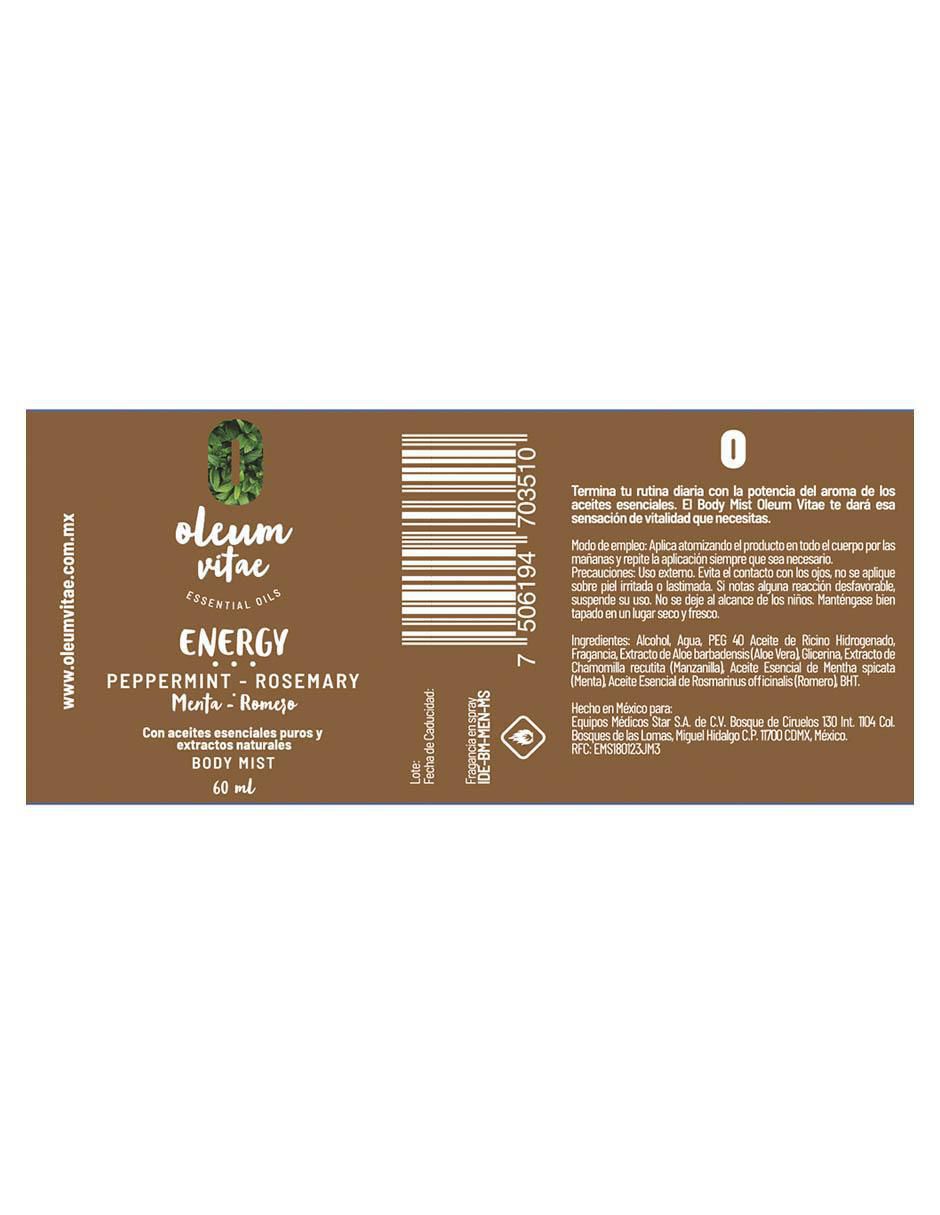 Body mist Peppermint-Rosemary unisex 4