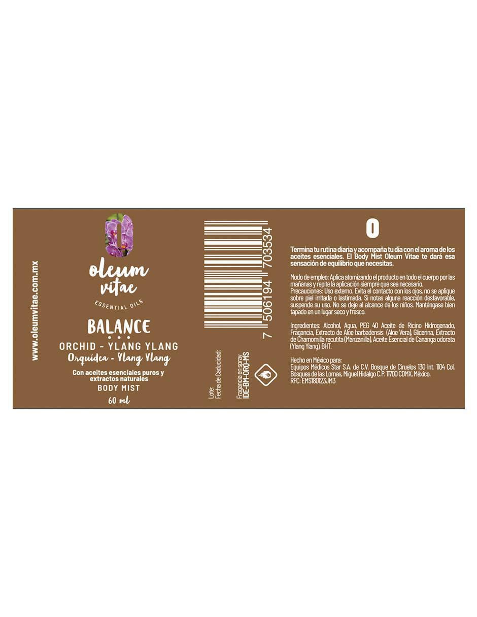 Body mist Orchid-Ylang Ylang unisex