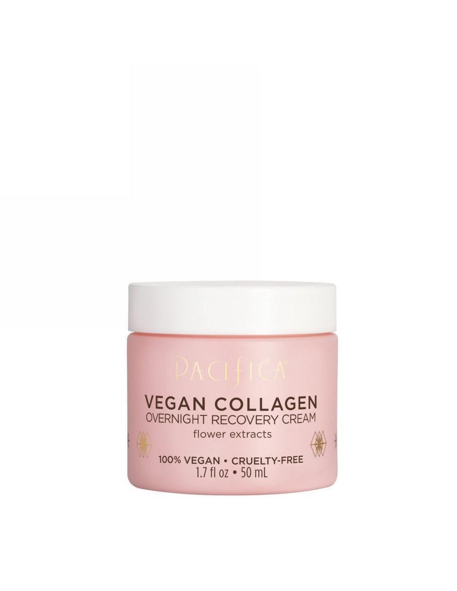 Crema facial recomendada para prevenir signos de la edad noche Vegan Collagen para todo tipo piel