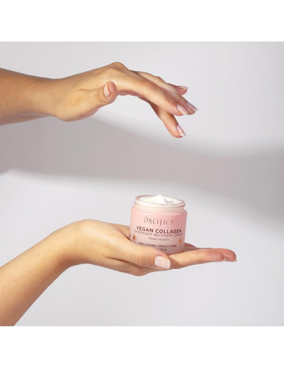Crema facial recomendada para prevenir signos de la edad noche Vegan Collagen para todo tipo piel