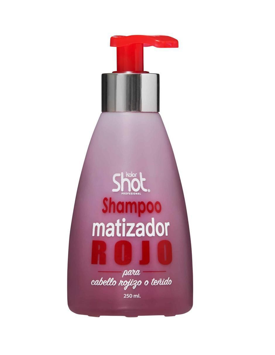 Shampoo para cabello Rojo Kolor Shot 250 ml