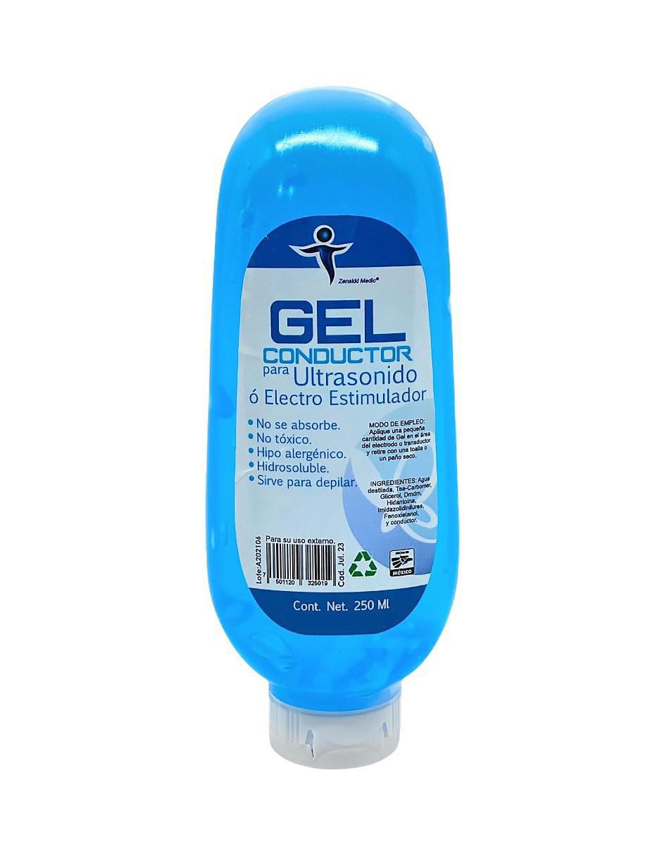 Gel corporal condutor para Ultrasonido o Electro estimulación Zenskki Medic 250 ml