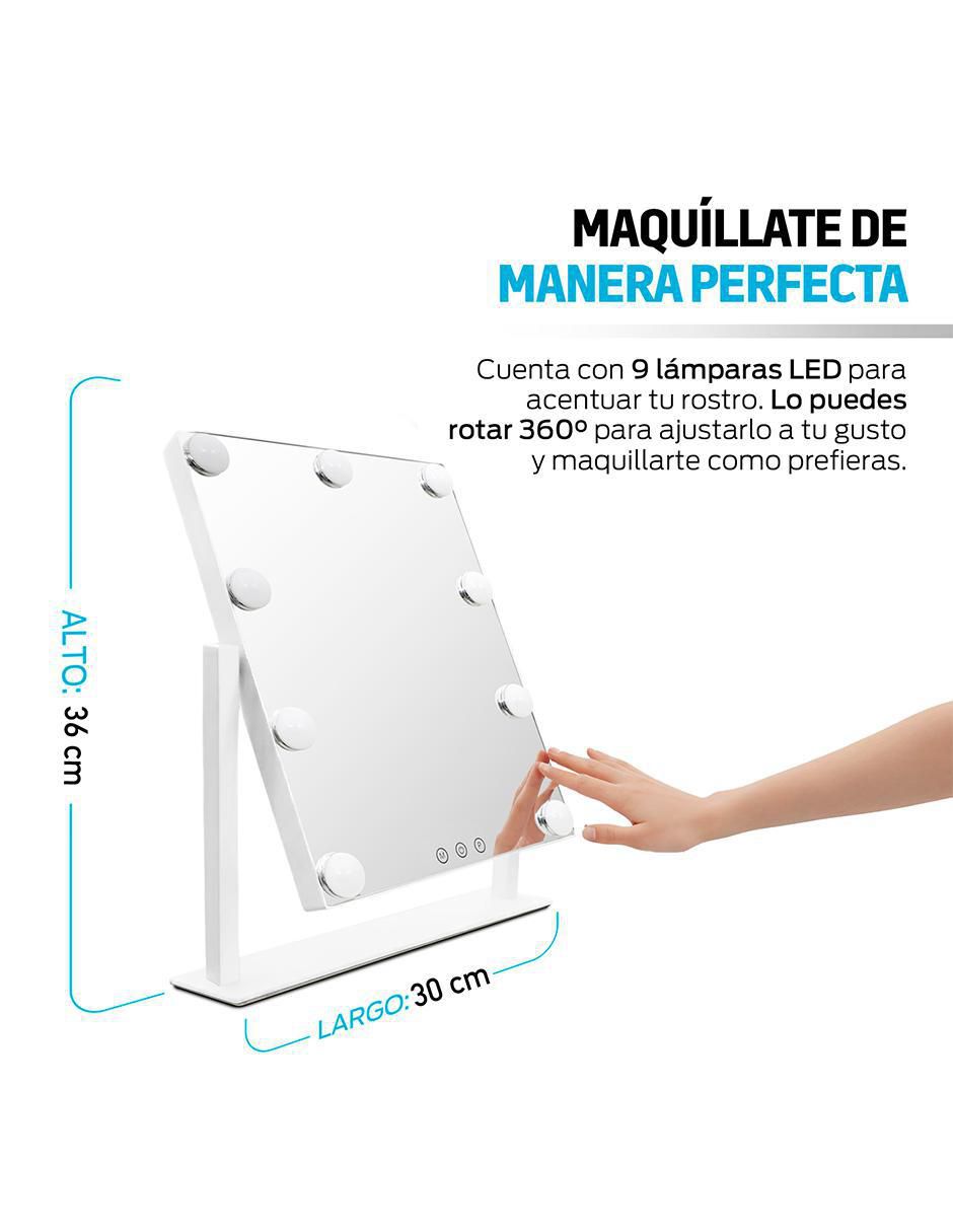 Espejo rectangular Redlemon