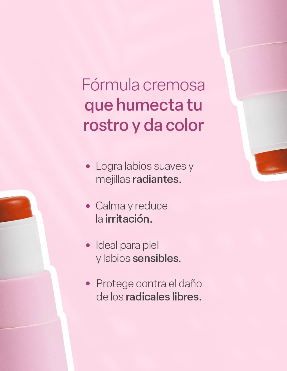 Blush en barra Teia